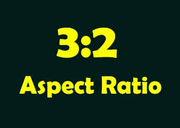 3:2 aspect ratio