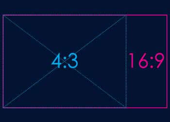 16:9 vs 4:3 aspect ratio
