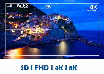 SD I FHD I 4K I 8K