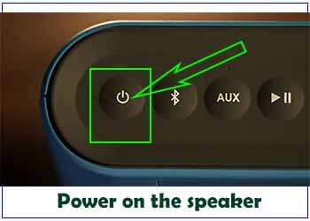 Power Button of the Speaker