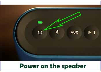 Power Button light will be on
