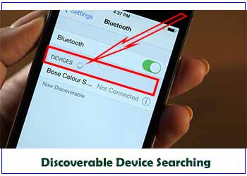 Search for discoverable device