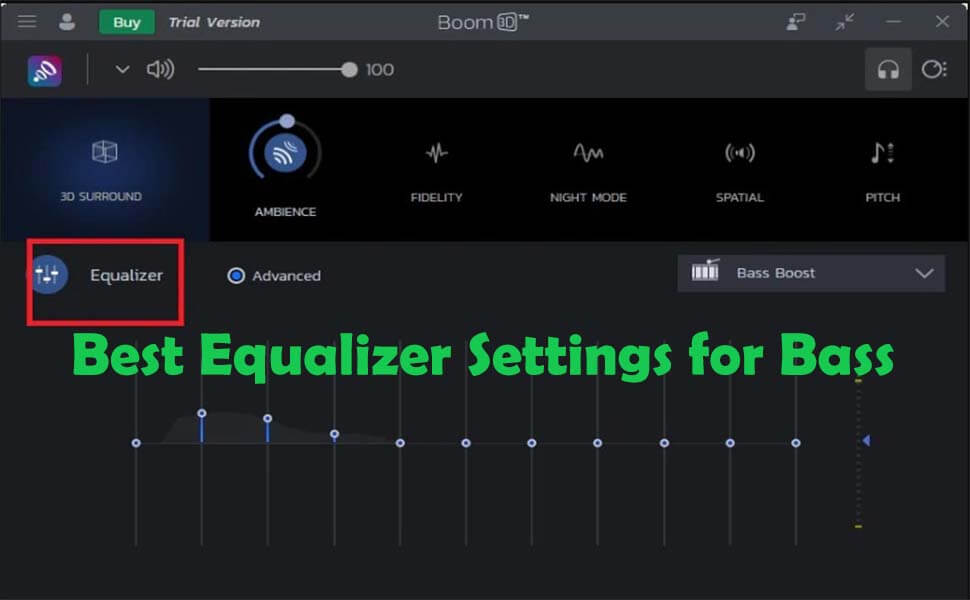 best equalizer settings for bass