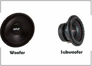 woofers vs subwoofers